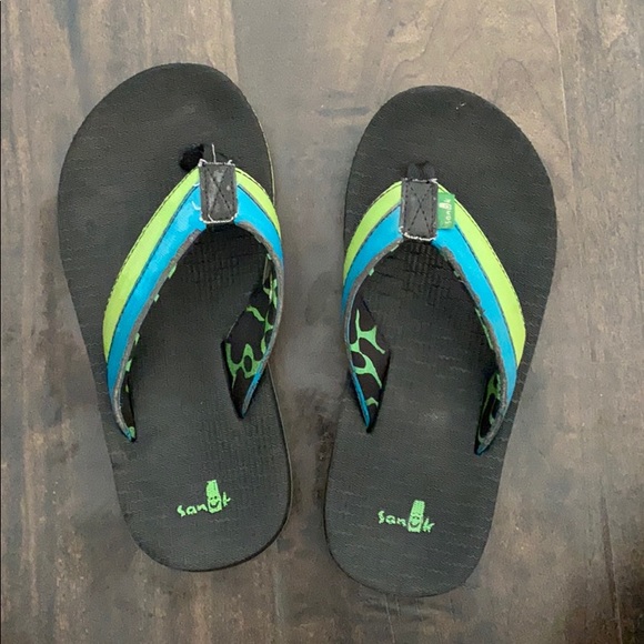 Sanuk Boys flip flops - Picture 1 of 3